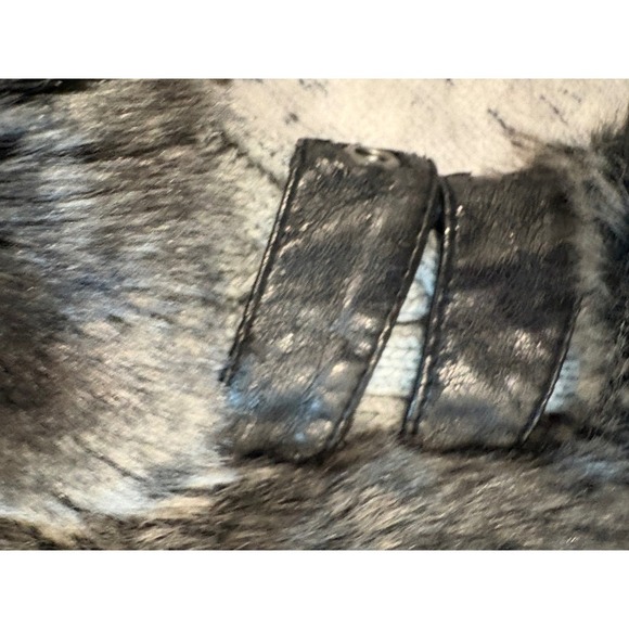 Guess Los Angeles Faux Fur Vest, Gray, Sleeveless Jacket, S/P, 1981 - Picture 4 of 11